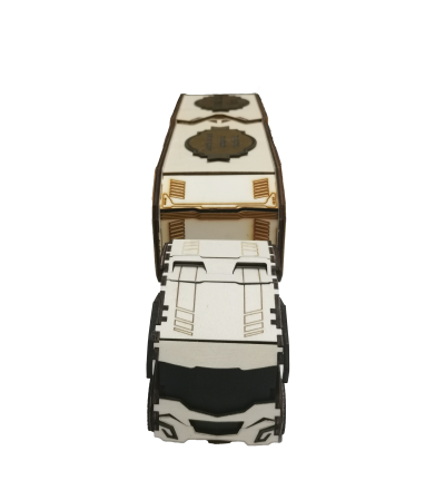 Cutie de vin personalizată camion [4]