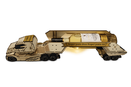 Cutie de vin personalizată camion [3]