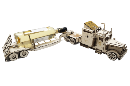 Cutie de vin personalizată camion [4]