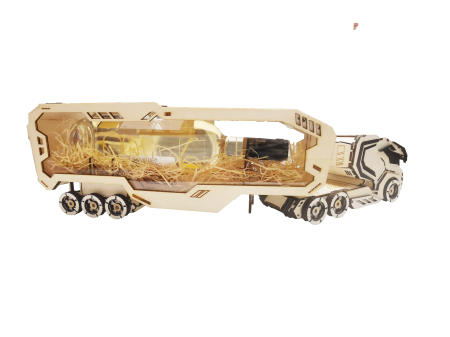 Cutie de vin personalizată camion [1]