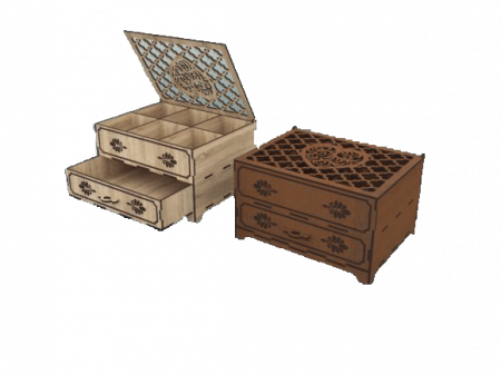 Cutie din lemn pentru bijuterii [1]