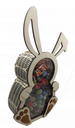 Cutie Iepuras din lemn pentru Bomboane [1]