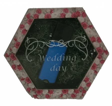 Cutie pentru stick USB Hexagonala [2]