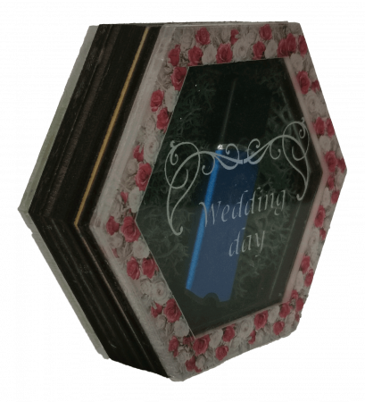 Cutii cadou - Cutie pentru stick USB Hexagonala