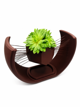 Ghiveci suspendat premium imprimat 3D cu sistem de udare pentru plante suculente [2]