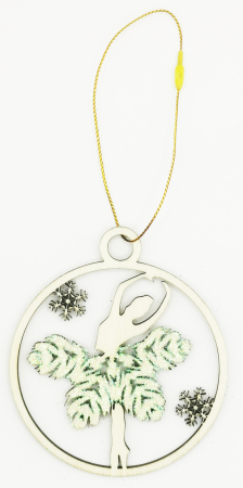 Decoratiuni de Craciun - Glob brad de Crăciun