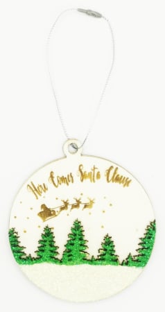 Decoratiuni de Craciun - Glob brad de Crăciun