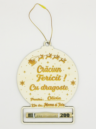 Decoratiuni de Craciun - Glob personalizat de Crăciun
