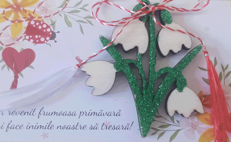 Martisoare - Martisor handmade ghiocei
