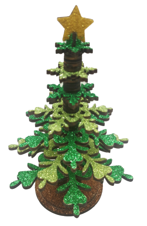 Decoratiuni de Sarbatori - Ornament birou - bradut de Crăciun