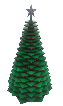 Decoratiuni de Sarbatori - Ornament de birou luminos -  bradut de Crăciun