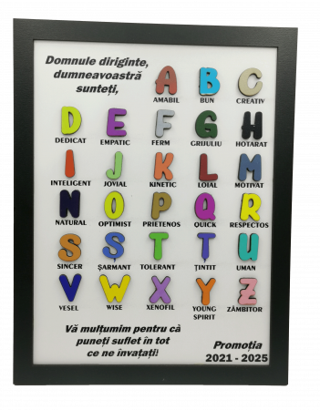 Cadouri personalizate pentru profesori - Panou decorativ pentru profesori