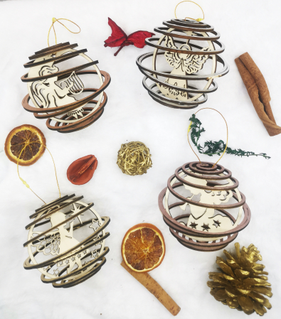 Decoratiuni de Craciun - Set globuri pentru bradul de Crăciun