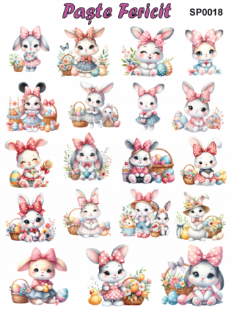 Stickere / Abtibilduri decorative pentru Paste [19]