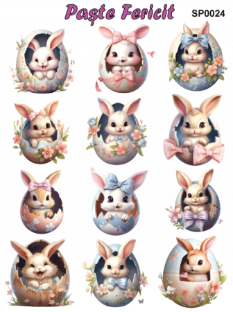 Stickere / Abtibilduri decorative pentru Paste [25]