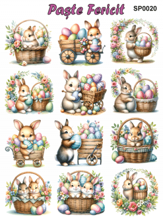 Stickere / Abtibilduri decorative pentru Paste [21]