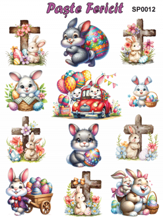 Stickere / Abtibilduri decorative pentru Paste [13]