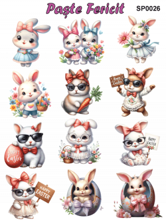 Stickere / Abtibilduri decorative pentru Paste [27]