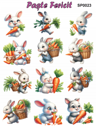Stickere / Abtibilduri decorative pentru Paste [24]
