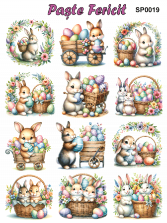 Stickere / Abtibilduri decorative pentru Paste [20]