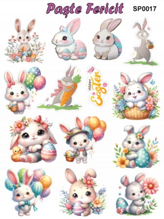 Stickere / Abtibilduri decorative pentru Paste [18]