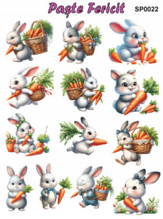 Stickere / Abtibilduri decorative pentru Paste [23]