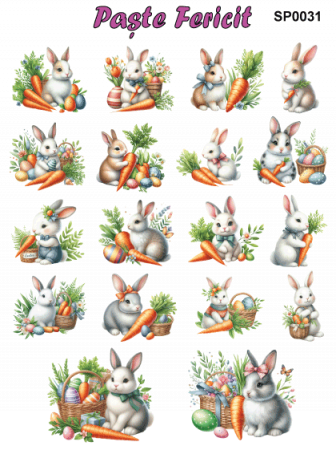 Stickere / Abtibilduri decorative pentru Paste [1]