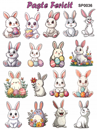 Stickere / Abtibilduri decorative pentru Paste [6]