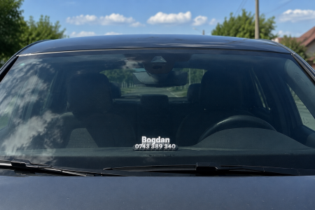 Suport Număr Telefon Auto Personalizat pentru Bord – Printat 3D [2]