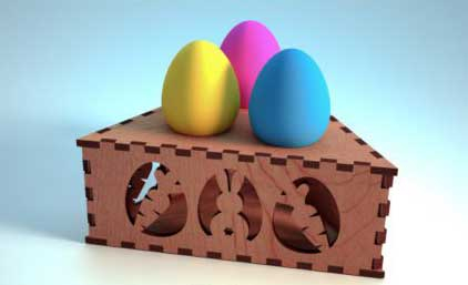 Figurine decorative pentru Paste - Suport pentru oua de Paste
