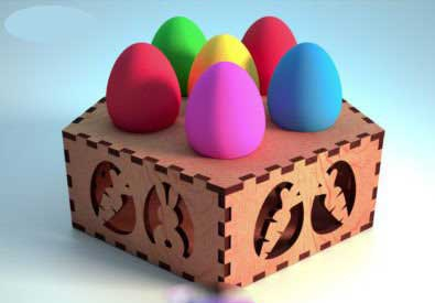 Figurine decorative pentru Paste - Suport pentru oua de Paste