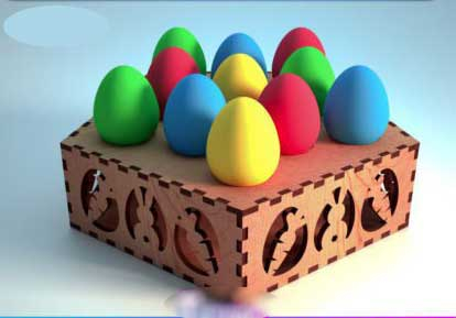 Figurine decorative pentru Paste - Suport pentru oua de Paste