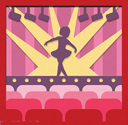 Tablou Balerina 3D - Tablou Ballet