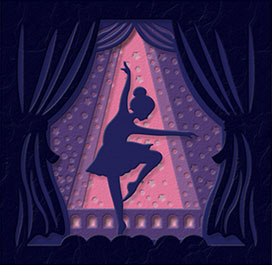 Tablou Balerina 3D - Tablou Ballet