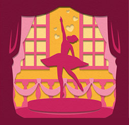 Tablou Balerina 3D - Tablou Ballet