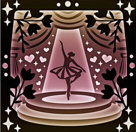 Tablou Balerina 3D - Tablou Ballet