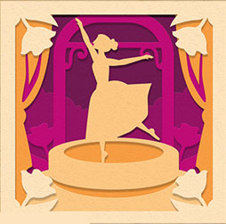 Tablou Balerina 3D - Tablou Ballet