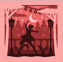 Tablou Balerina 3D - Tablou Ballet