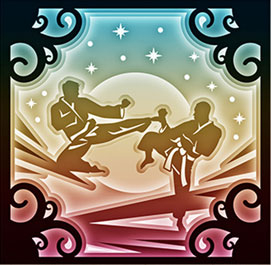 Tablou Karate 3D - Tablou Karate