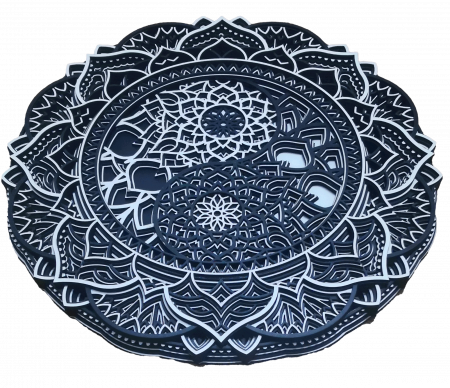 Tablou mandala Yin Yang [2]