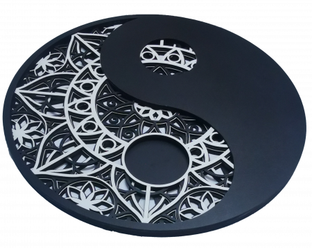 Tablou mandala Yin Yang [1]