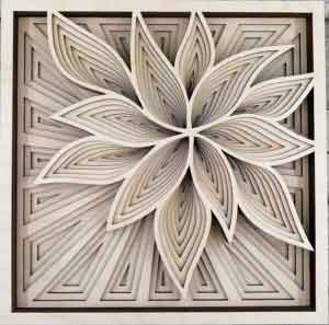 Tablou mandala nud -   Tablou mandala