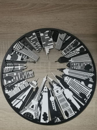 Tablou WORLD multistrat 3D [1]