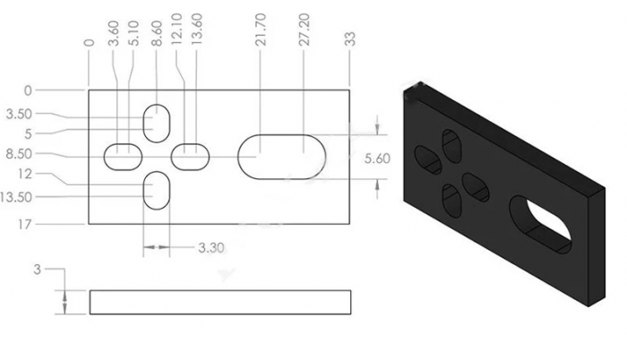 Micro Limit Switch Plate for V-slot Aluminum Extrusions [3]