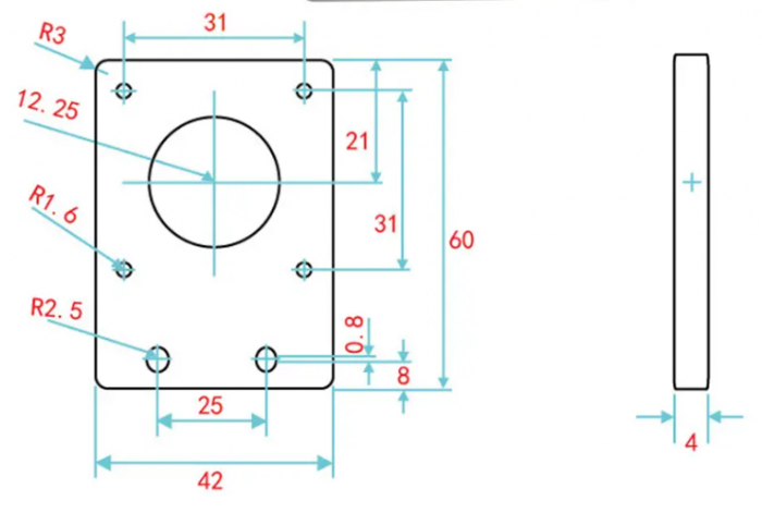 Placa conectare pentru nema 17 [1]