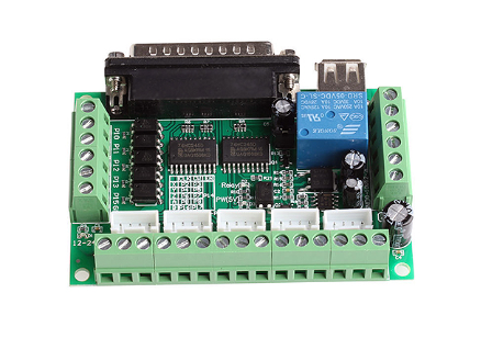 Echipamente electrice - Placă Driver de Motoare Pas cu Pas cu 5 Axe Compatibilă cu CNC MACH3/LINUX CNC