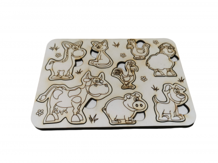 Jocuri interactive - puzzle animale