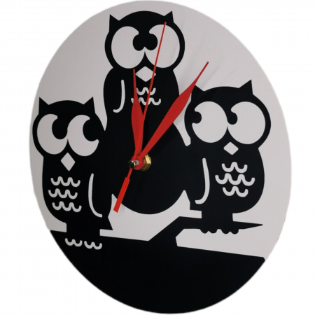 Ceas perete bufnite [1]