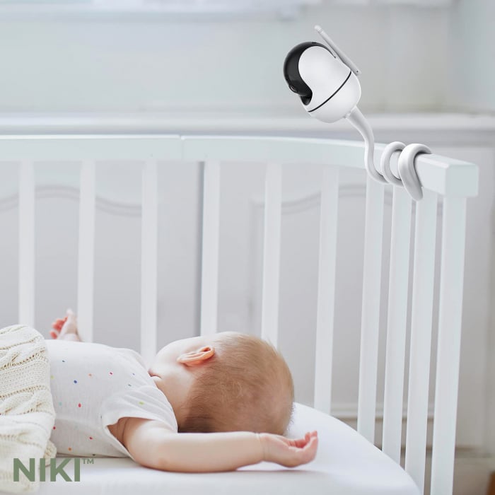 BabyMonitor Wireless Cu 2 Camere Audio-Video Bebelusi NIKI™ Smart71, LCD XXL 7" HD 720p, 355° Panoramic, Functie VOX, NightVision, Temperatura Ambientala, Baterie 4000 mAh [9]