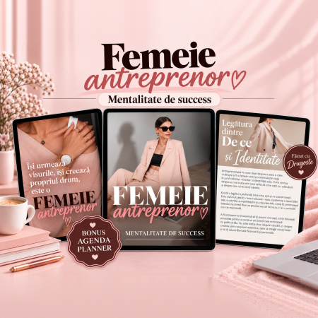 Carti digitale - Antreprenoare: Mentalitate de succes – E-book PDF